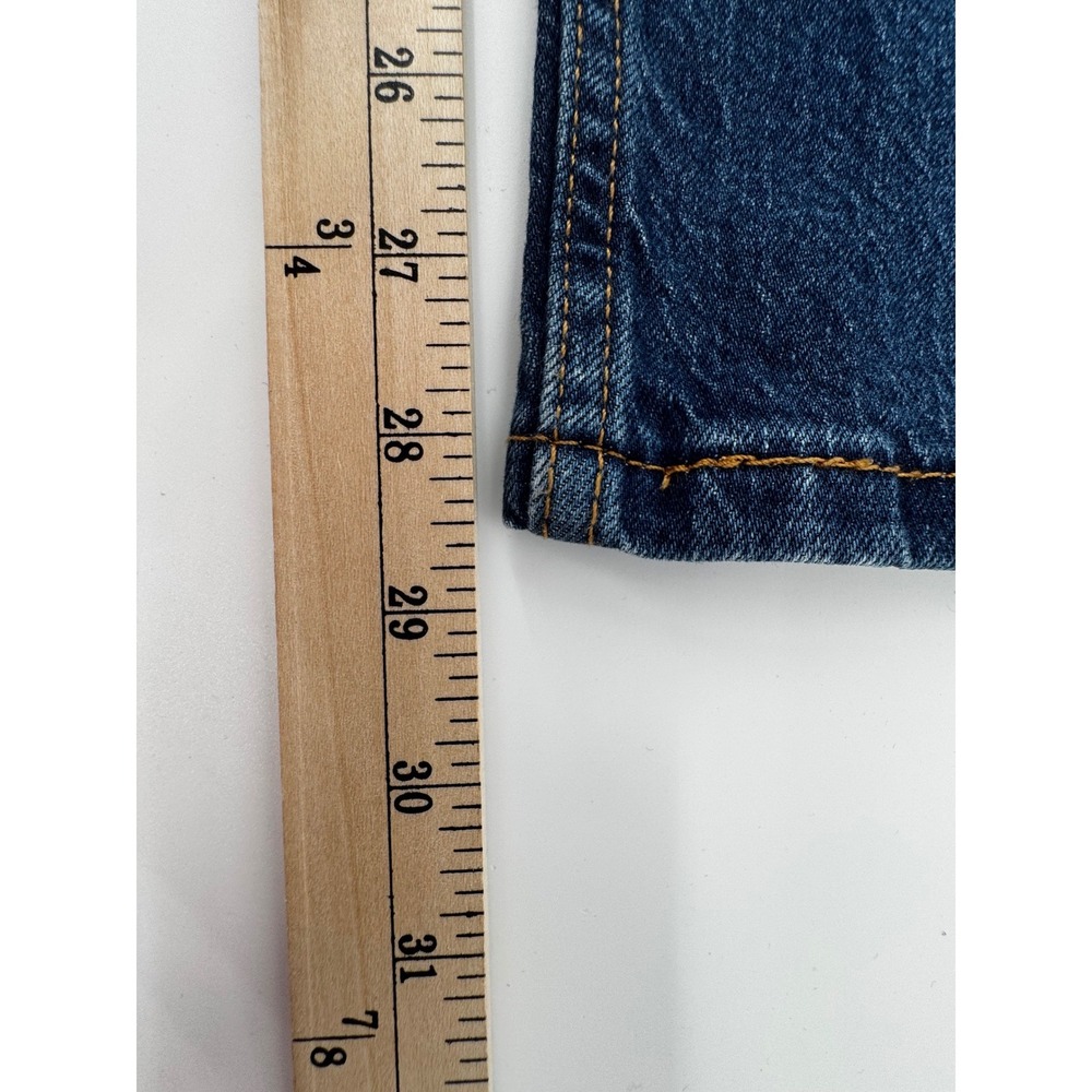 Levi 505 Regular Fit Straight Leg Jeans Mens W30 L29 Blue Denim 00505-3172 - Picture 8 of 12